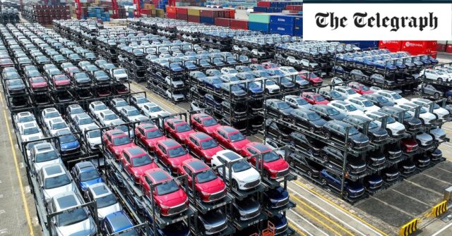 Britain to consider tariffs on flood of cheap Chinese electric cars