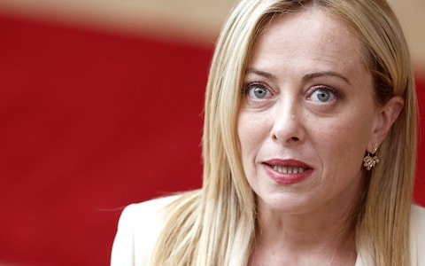 Italy's Prime Minister Giorgia Meloni