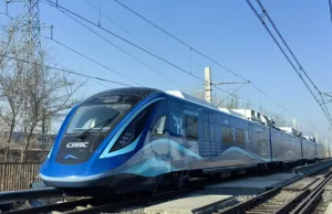 China’s homegrown hydrogen-powered train completes test run at 160 km/h China's homegrown hydrogen-powered train completes test run at 160 km/h