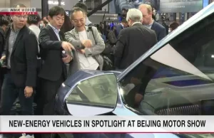 New-energy vehicles in spotlight at Beijing motor show | NHK WORLD-JAPAN News New-energy vehicles in spotlight at Beijing motor show | NHK WORLD-JAPAN News