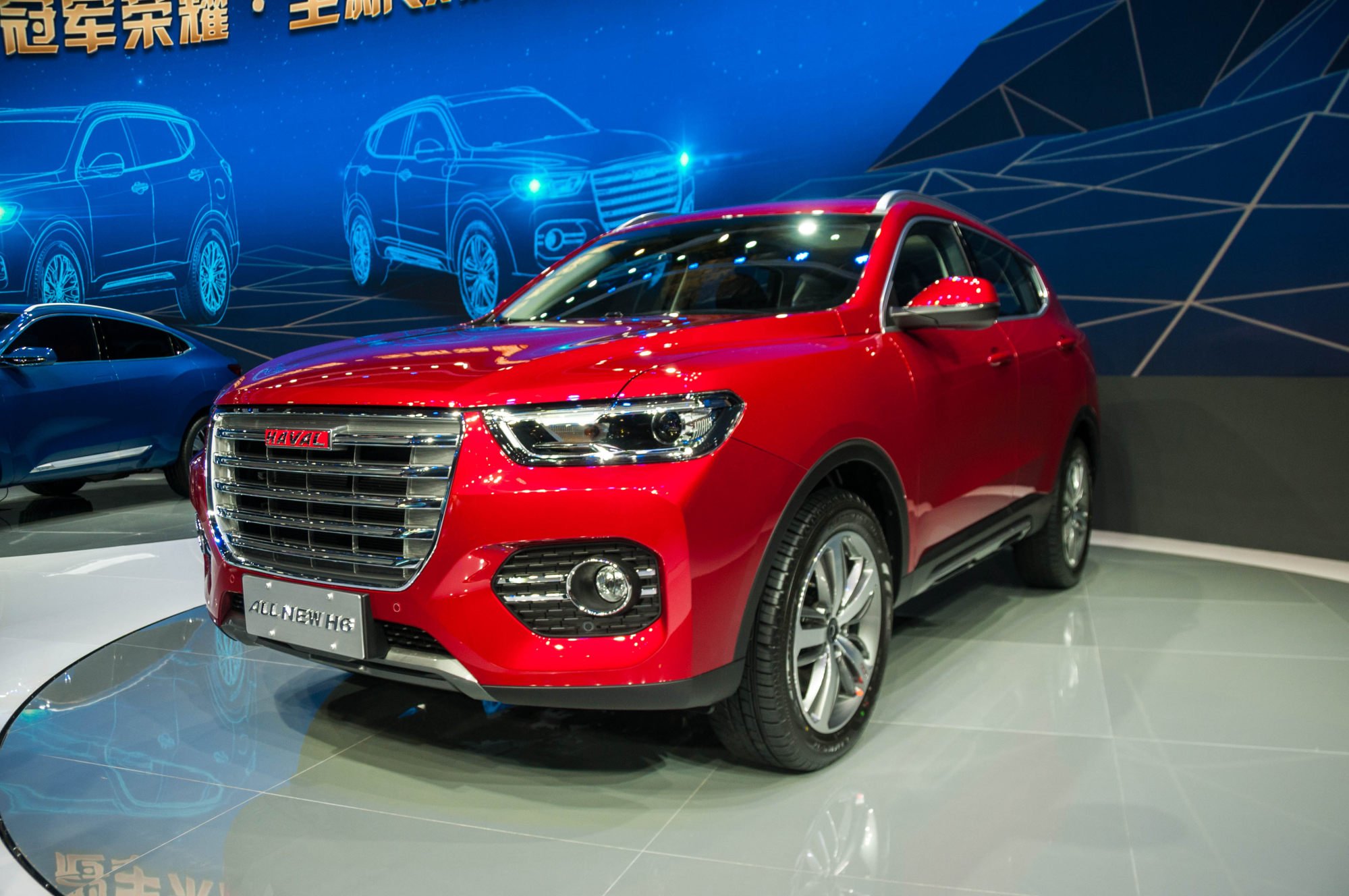 Great Wall Motor’s Haval H6 sports utility vehicle at the 2017 Shanghai Auto Show on April 20, 2017. Photo: Mark Andrews.