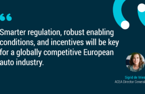Smarter regulation for a globally competitive European auto industry Smarter regulation for a globally competitive European auto industry