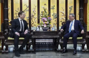 Tesla CEO Elon Musk visits China during Beijing auto show Tesla CEO Elon Musk visits China during Beijing auto show