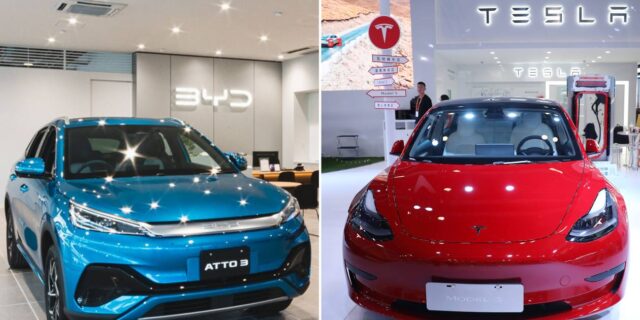 Tesla reclaims EV crown from BYD amid overall sales drop