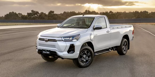 Toyota preps first electric pickup, the Hilux BEV, following BYD Shark PHEV truck launch Toyota preps first electric pickup, the Hilux BEV, following BYD Shark PHEV truck launch
