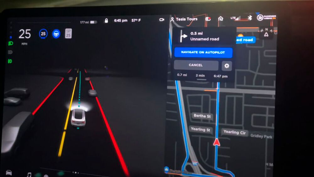 Autonomous Driving Ten Teslas with FSD Autopilot on the Way to Shanghai