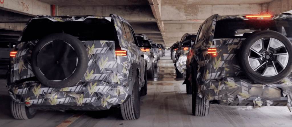 BYD’s Fang Cheng Bao Bao 3 spied testing including interior