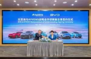 Ayvens signs fleet funding deal with Chinese carmaker BYD Ayvens signs fleet funding deal with Chinese carmaker BYD