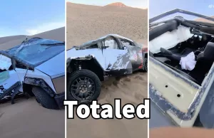 One of the Few Tesla Cybertrucks in China Has Already Been Totaled One of the Few Tesla Cybertrucks in China Has Already Been Totaled