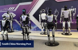 Tesla shows its humanoid robot Optimus at China AI conference, but behind glass Tesla shows its humanoid robot Optimus at China AI conference, but behind glass
