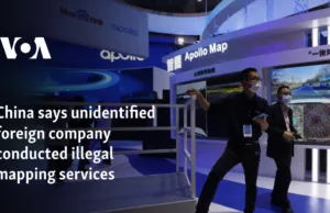 China says unidentified foreign company conducted illegal mapping services China says unidentified foreign company conducted illegal mapping services