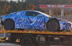 BYD’s Porsche 911 two-door sports car was seen in China for the first time BYD’s Porsche 911 two-door sports car was seen in China for the first time