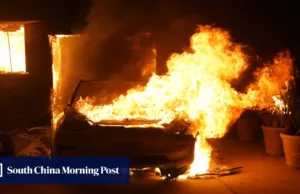 Burning Teslas add to toxic mix of pollution delaying LA return Burning Teslas add to toxic mix of pollution delaying LA return