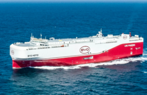 CSSC Guangzhou Shipyard International delivers 7,000-car dual-fuel carrier to BYD CSSC Guangzhou Shipyard International delivers 7,000-car dual-fuel carrier to BYD