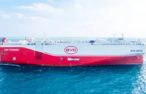 New dual-fuel car carrier delivered to China’s BYD New dual-fuel car carrier delivered to China's BYD