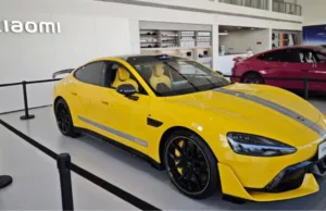 Xiaomi SU7 Ultra reveals silver body color before the launch Xiaomi SU7 Ultra reveals silver body color before the launch