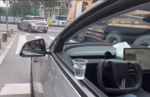 Tesla FSD aced China’s water cup challenge with mesmerizing results Tesla FSD aced China's water cup challenge with mesmerizing results