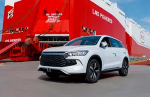 BYD now has the world’s largest car transport ship and it just set sail overseas BYD now has the world's largest car transport ship and it just set sail overseas