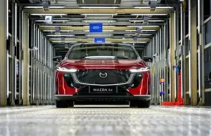 Mazda 6e for overseas markets officially rolled off production in China Mazda 6e for overseas markets officially rolled off production in China