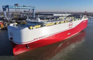 VESSEL REVIEW | BYD Shenzhen – Chinese car manufacturer places LNG-fuelled vehicle carrier into service VESSEL REVIEW | BYD Shenzhen – Chinese car manufacturer places LNG-fuelled vehicle carrier into service