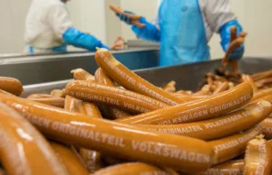 VW sold more sausages than cars last year VW sold more sausages than cars last year
