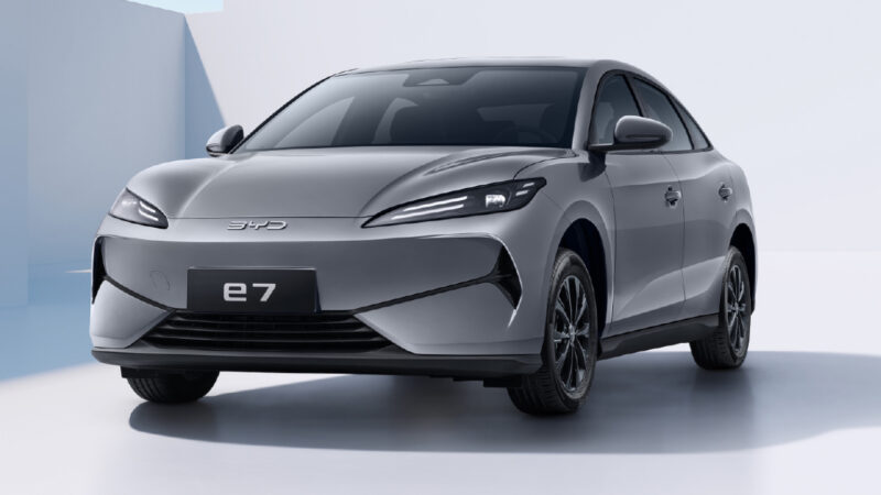 BYD e7 sedan breaks cover in China as an affordable EV for taxi
