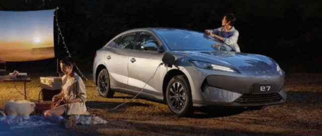 BYD e7 EV sedan with 450 km range launched at 14,400 USD in China