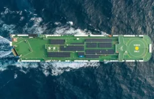 China’s Largest Solar+LNG Dual-Fuel Car Carrier Sets Sail China’s Largest Solar+LNG Dual-Fuel Car Carrier Sets Sail