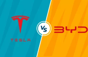 Tesla vs. BYD Electric Car Statistics – Who Is Leading the Global EV Market? (2025) Tesla vs. BYD Electric Car Statistics - Who Is Leading the Global EV Market? (2025)