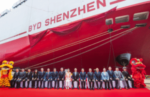 World’s Largest Car Carrier, BYD Shenzhen sets world record World’s Largest Car Carrier, BYD Shenzhen sets world record
