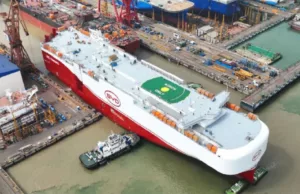 BYD Zhengzhou, BYD’s 7th car carrier, begins sea trials BYD Zhengzhou, BYD's 7th car carrier, begins sea trials