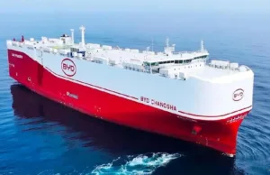 Chinese car maker BYD takes delivery of vehicle carrier Chinese car maker BYD takes delivery of vehicle carrier