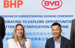 BHP partners with BYD, CATL to advance battery solutions for mining BHP partners with BYD, CATL to advance battery solutions for mining