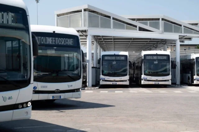 BYD delivers 25 electric buses to Florence