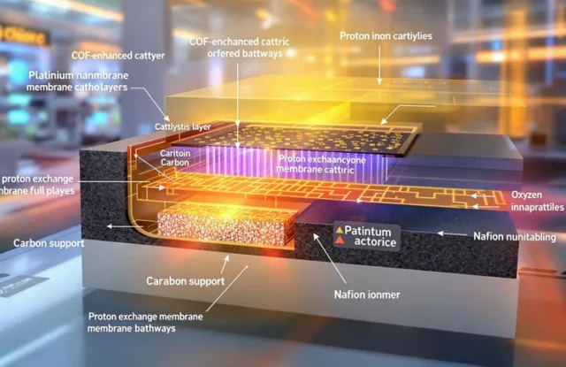 China's PEM Fuel Cell Breakthrough Slashes Platinum Use, Boosts Power With COF-Enhanced Catalyst Layer