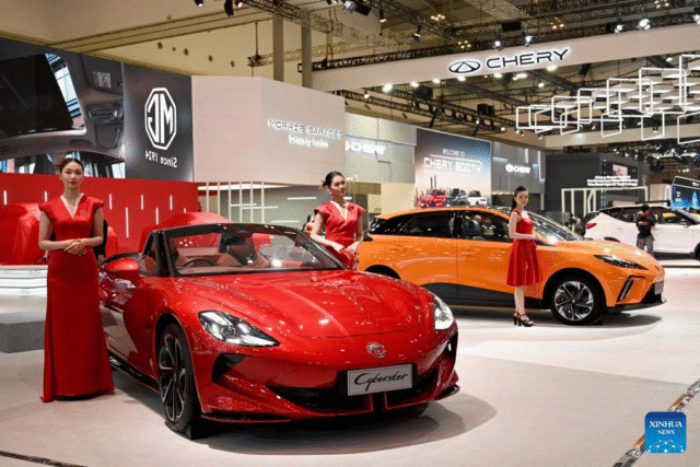 Chinese automakers unveil new models at Indonesia auto show