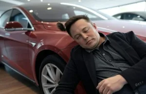 Elon Musk goes from sleeping on Tesla’s factory floor to sleeping in sales office Elon Musk goes from sleeping on Tesla’s factory floor to sleeping in sales office