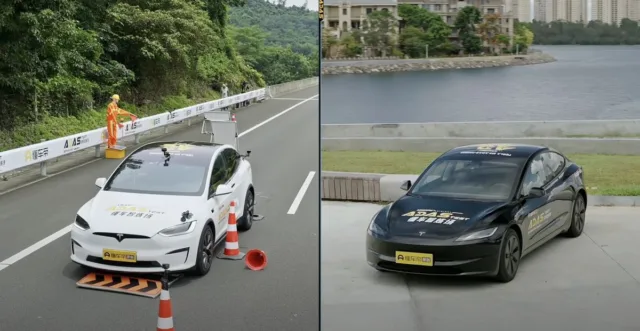 Tesla Outshines All Chinese Rivals in Highway Safety Test