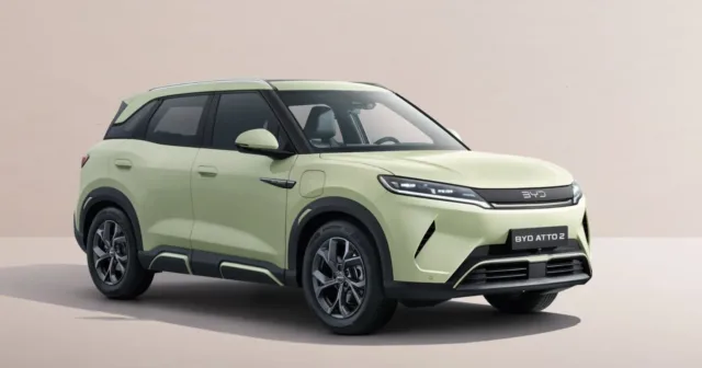 BYD Atto 2 Electric SUV Spotted Testing in India; Expected Price ₹18–22 Lakh