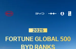 BYD Rises To #91 On Fortune Global 500 List BYD Rises To #91 On Fortune Global 500 List