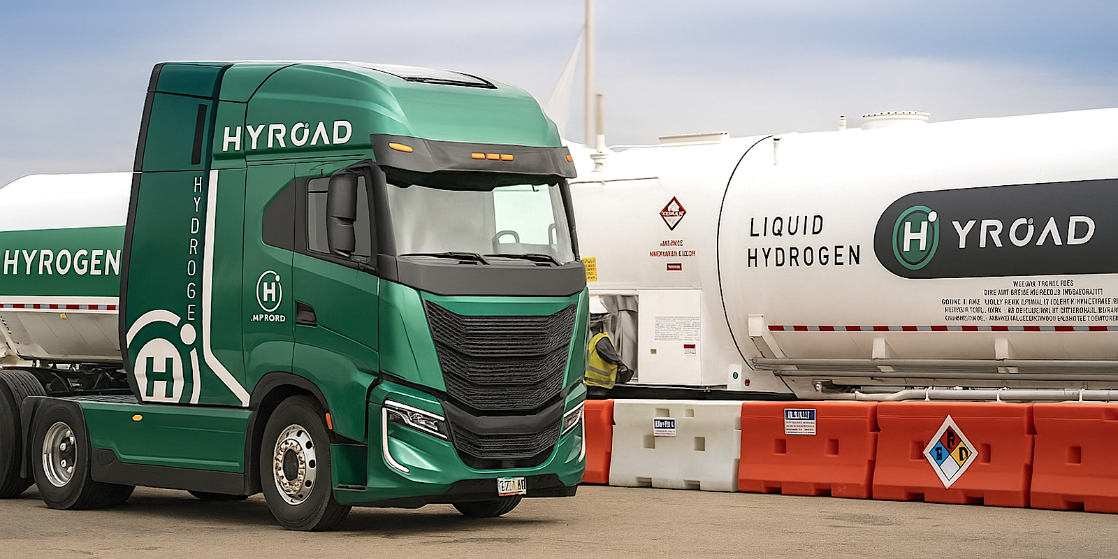 Nikola Tre HCEV w/ Hyroad livery; via ChatGPT.