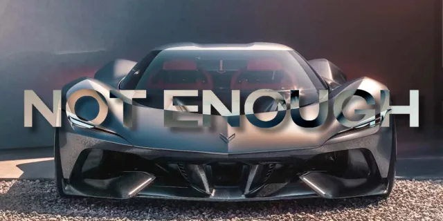 Not enough: Corvette concept falls 1,000 hp short of Chinese hypercar hype [video]