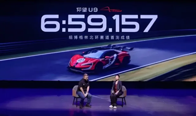 BYD unveils the Yangwang U9 Xtreme, achieving 496.22 km/h, a Nürburgring lap of 6:59.157