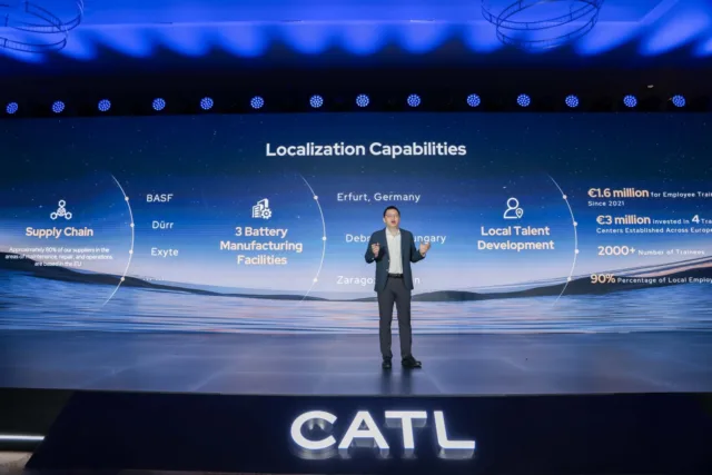 Chinese battery giant CATL announced European offensive in Munich with Shenxing Pro battery launch