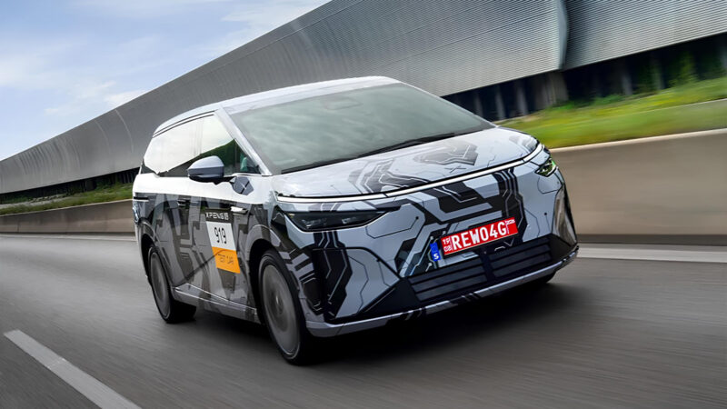 Xpeng X9 EREV minivan with 1,600 km mixed range to debut in October