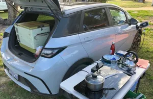 All electric camping with the BYD Dolphin’s vehicle-to-load All electric camping with the BYD Dolphin’s vehicle-to-load