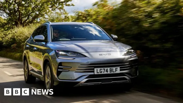 BYD: Chinese EV giant sees UK sales soar by 880%