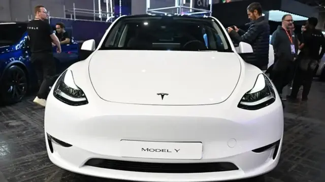 Tesla's EU sales fall sharply as Chinese rival BYD makes major gains Tesla's EU sales fall sharply as Chinese rival BYD makes major gains