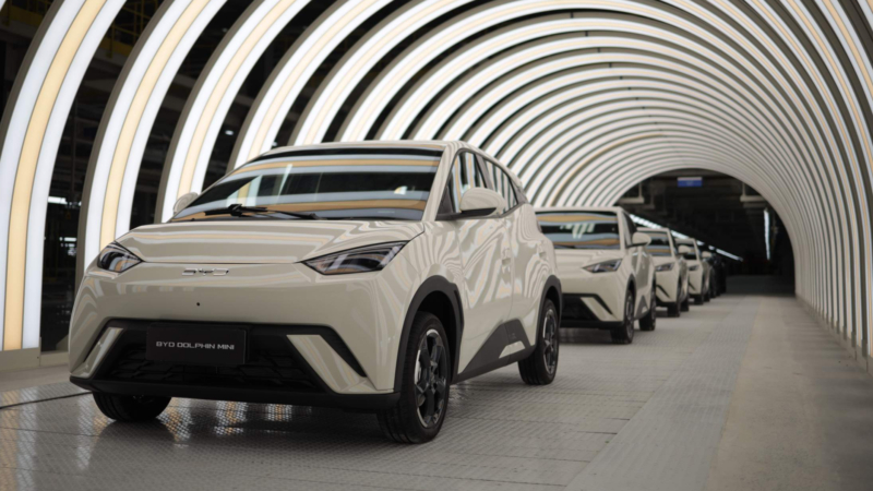 BYD Brazil plant produced 10,000 vehicles and added the second shift