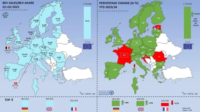 CAM study shows electric cars to see significant growth in 2025